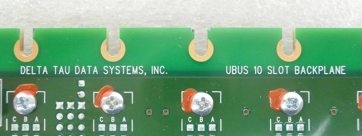 Used Delta Tau Data Systems 603464-102 UBUS 10 Slot Backplane PCB Working Spare