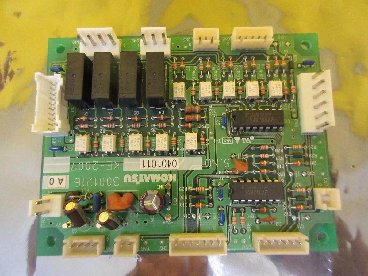 Used Komatsu 3001216A0 KE-2007 Interface Board PCB Used Working