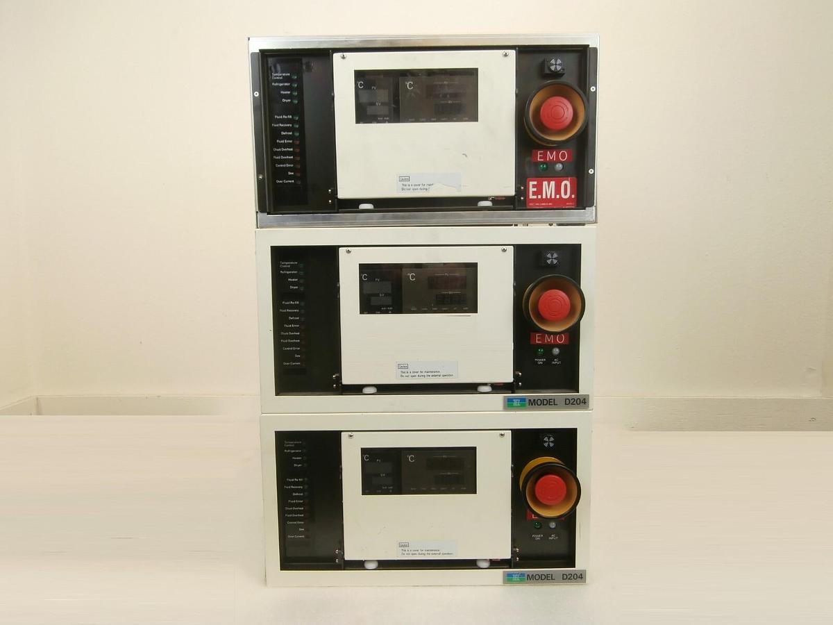 Used TEL Tokyo Electron Y331-D204CE Thermo Generator Control Unit D204 Lot of 3 As-Is
