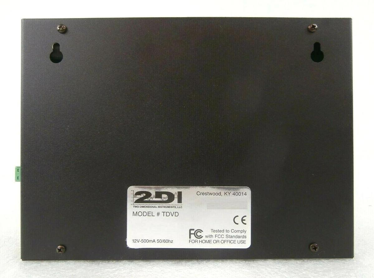 2DI Two Dimensional Instruments TDVD-02 ThermaViewer Dual Data Viewer New Spare