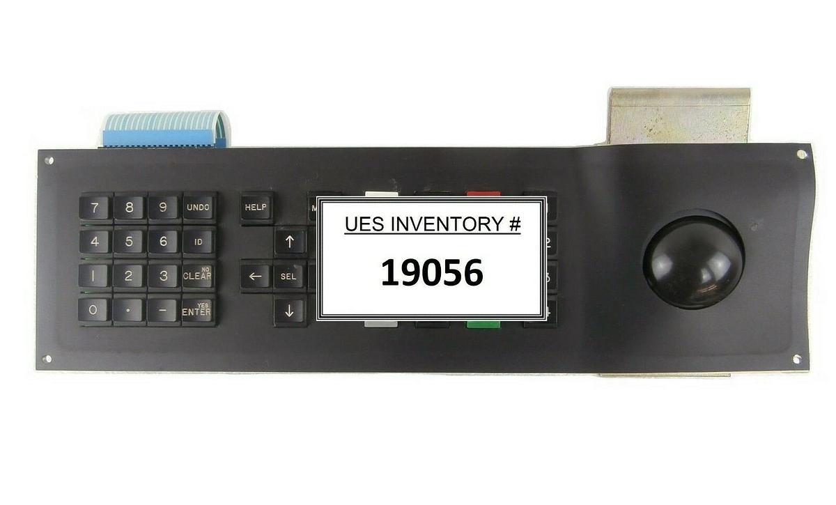 Used Tencor Instruments Keypad and Track Ball Panel Assembly Surfscan 7000 Working