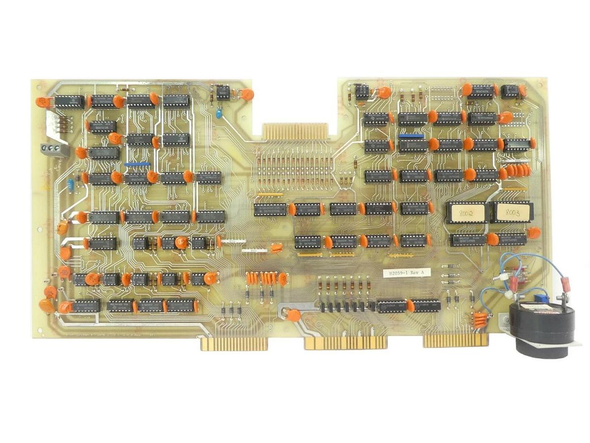Used Varian Semiconductor VSEA E-H2059001 Operator Control Logic PCB H2059-1 Rev. A
