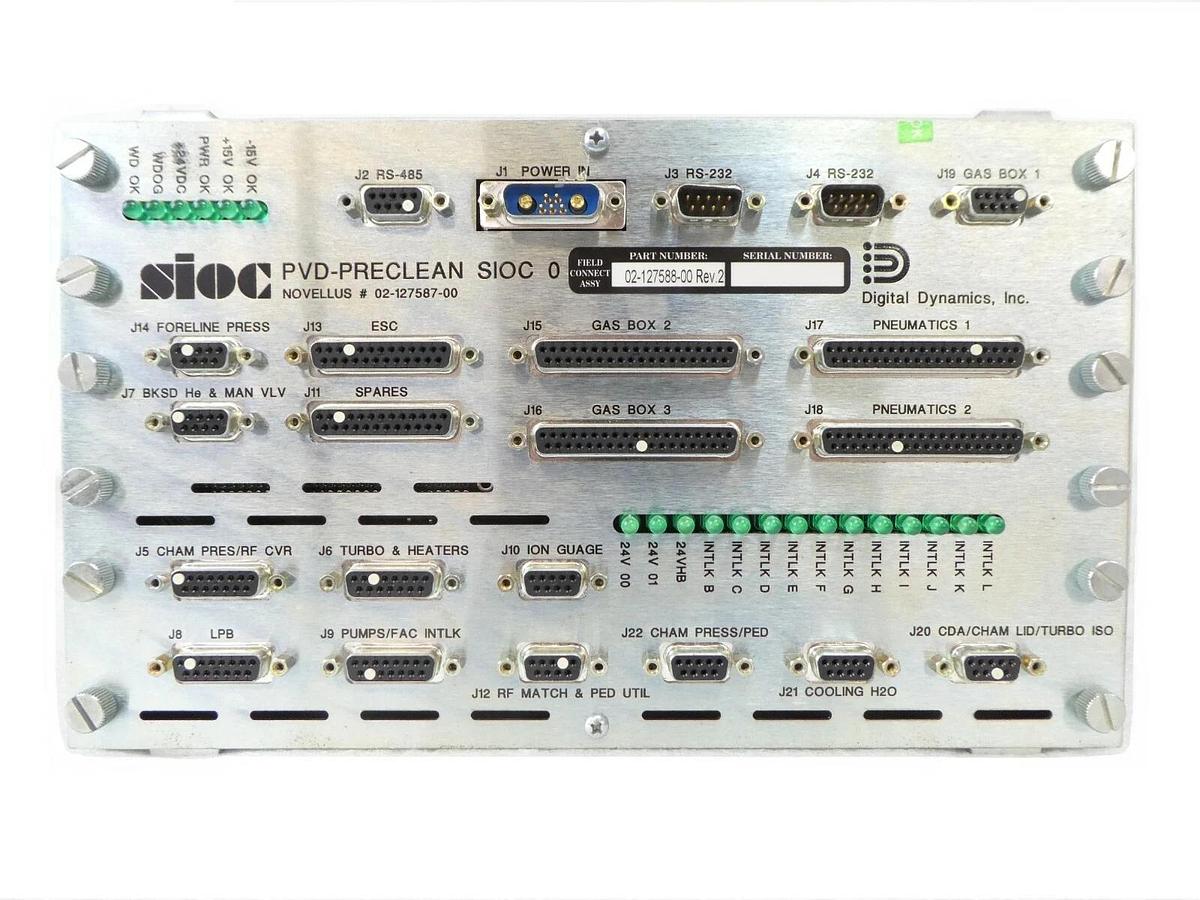 Used Digital Dynamics 02-127588-00 PVD Preclean Control Novellus 02-127587-00 Working