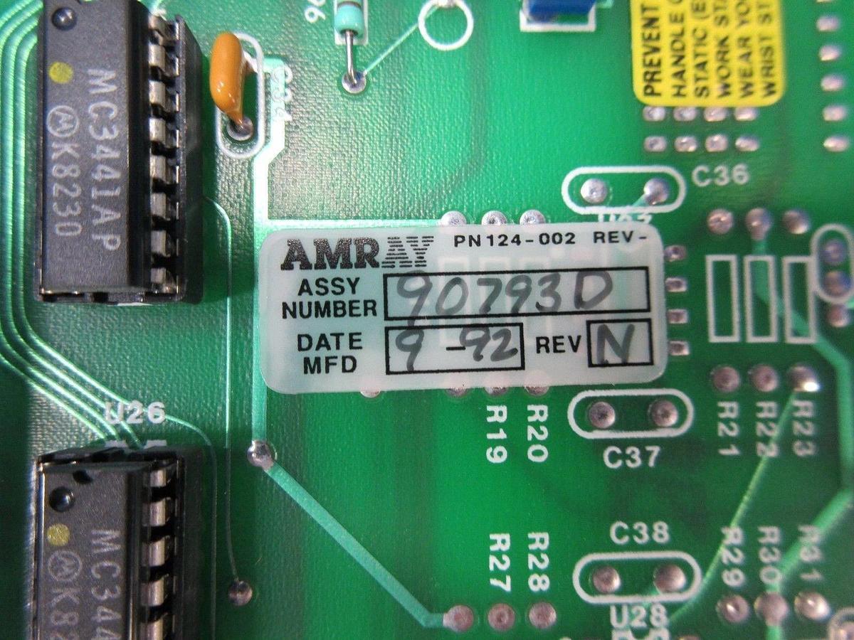 Used Amray 90793D PC Card Front Panel Controller 800-1707D PCB Used Working