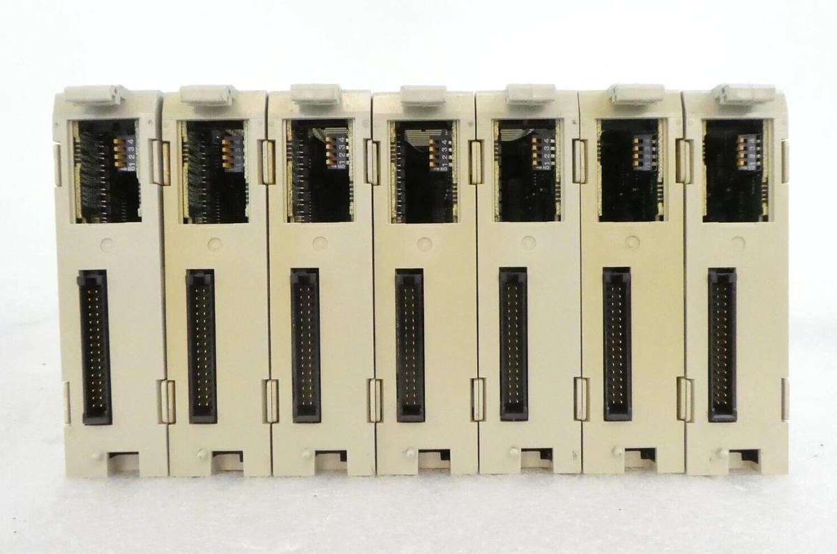 Used Omron C200H Series PLC Reseller Lot of 24 CPU42 ID217 OD219 MAD01 PD024 Working