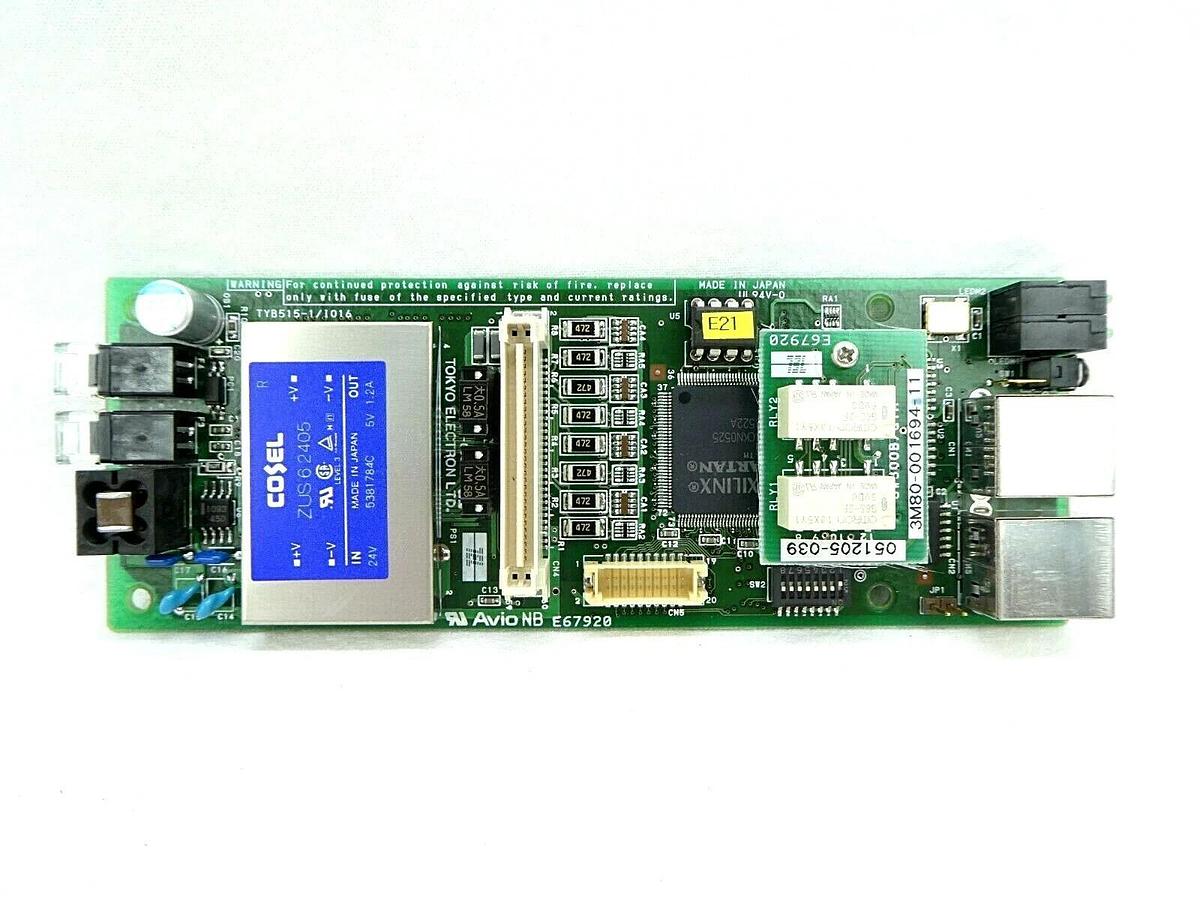 Used TEL Tokyo Electron 3D81-000021-14 Network Interface Board PCB Trias Working