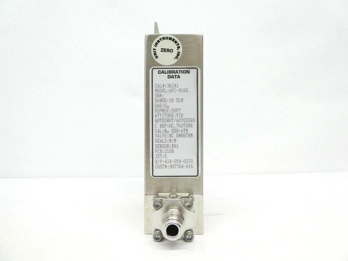 Used UNIT Instruments UFC-8160 Mass Flow Controller MFC 10 SLM O2 Working Spare