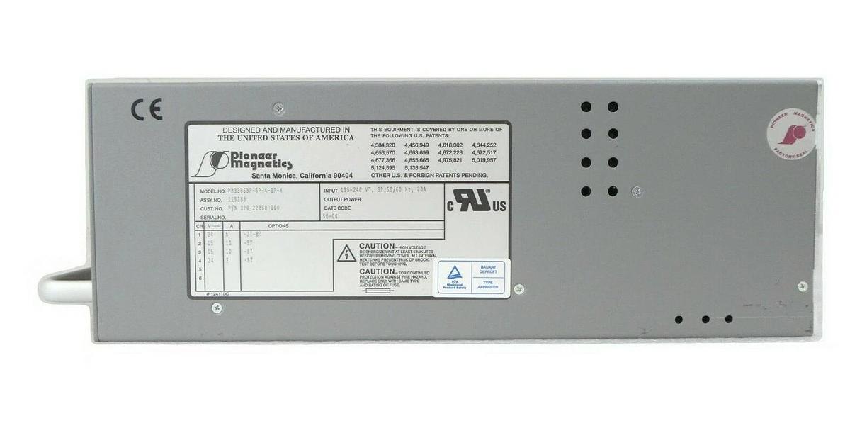 Used Pioneer Magnetics 119285 Linear Power Supply KLA-Tencor 370-22868-000 eS31 Spare