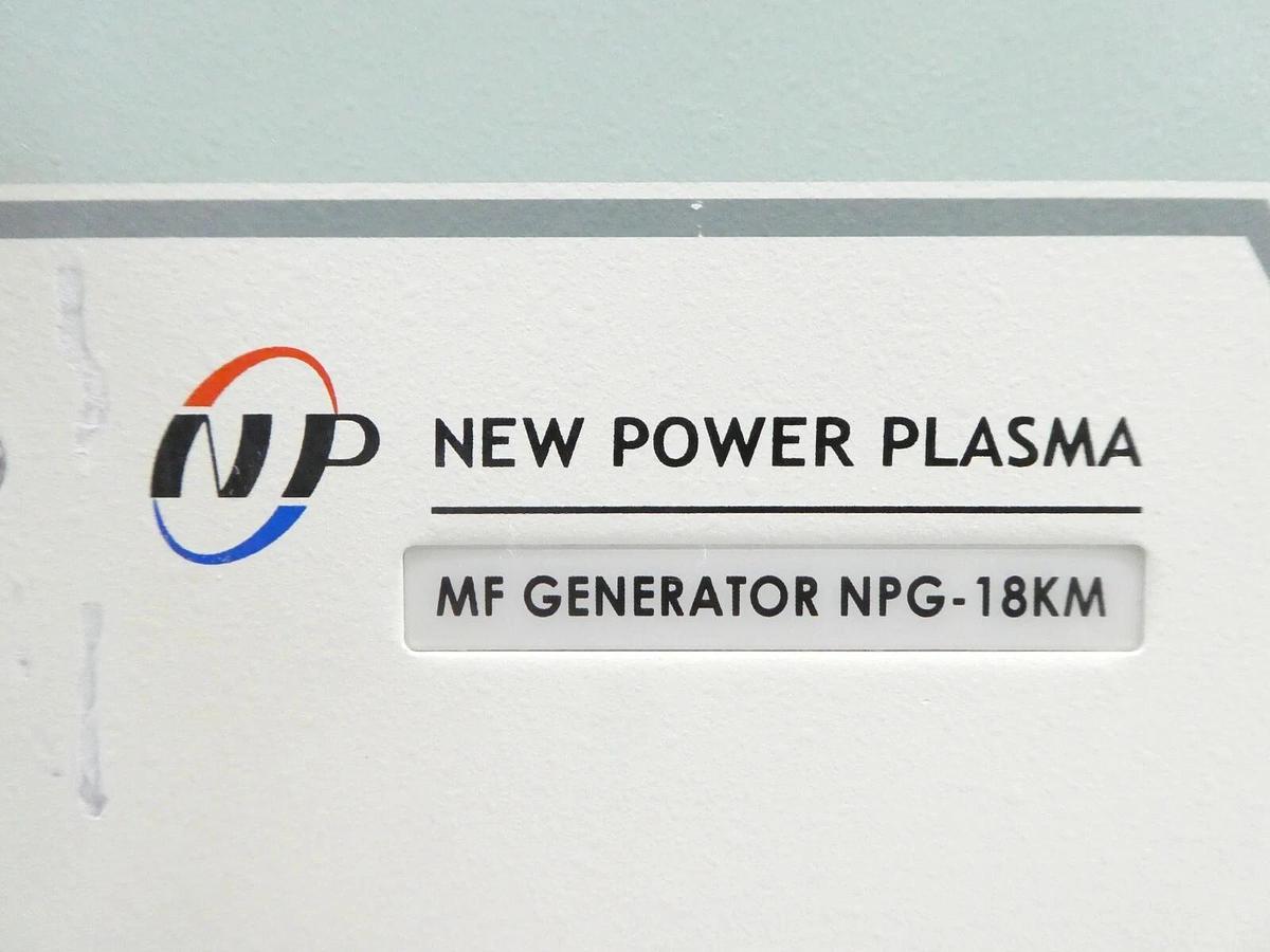 Used NP New Power Plasma NPG-18KM 400kHz RF Generator MF Working Surplus