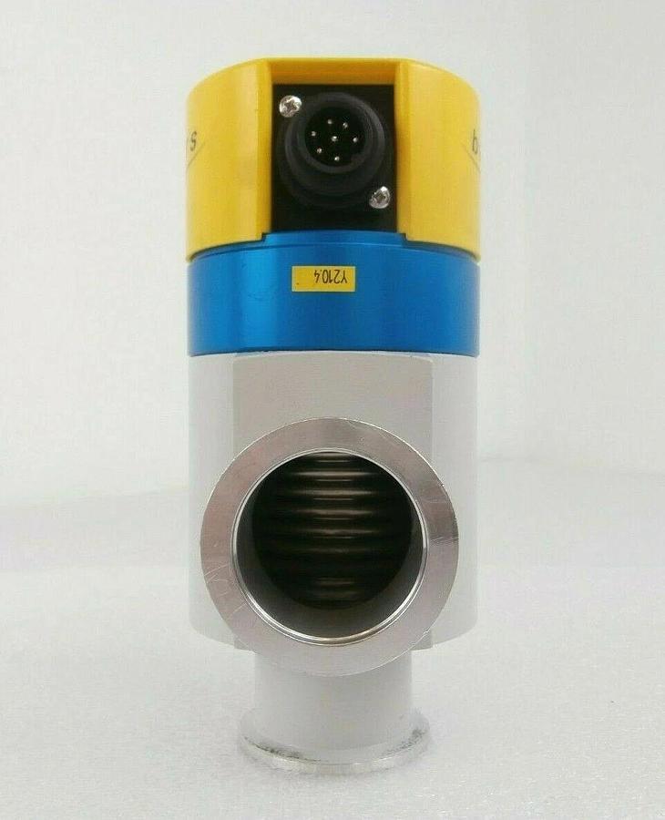 Used Balzers BPV51325 Right Angle Vacuum Isolation Valve EVL 040 P Working Surplus