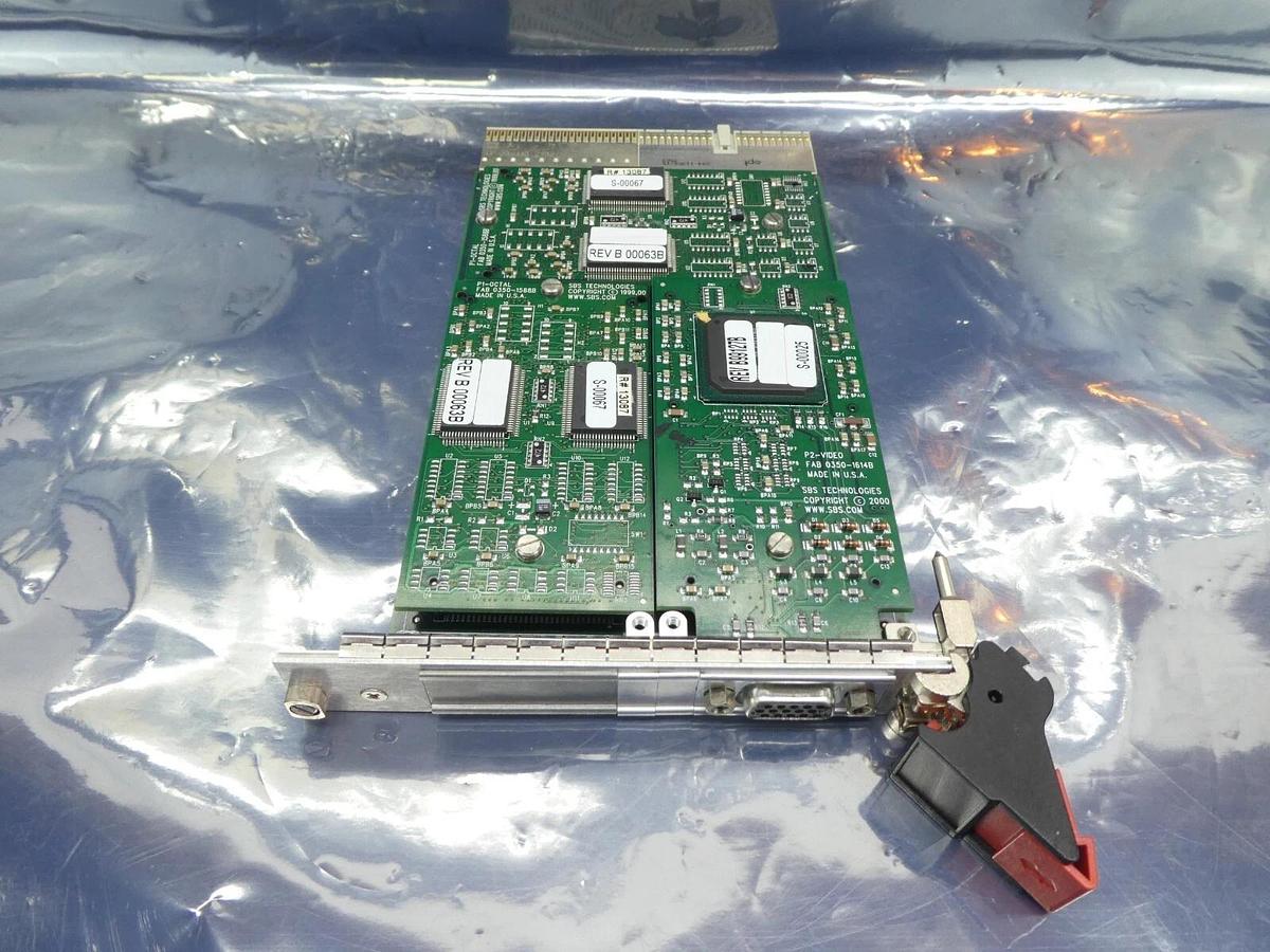 Used SBS Technologies MC-303 CARRIER PCB Card 0330-1686A P2-VIDEO P1-OCTAL Working