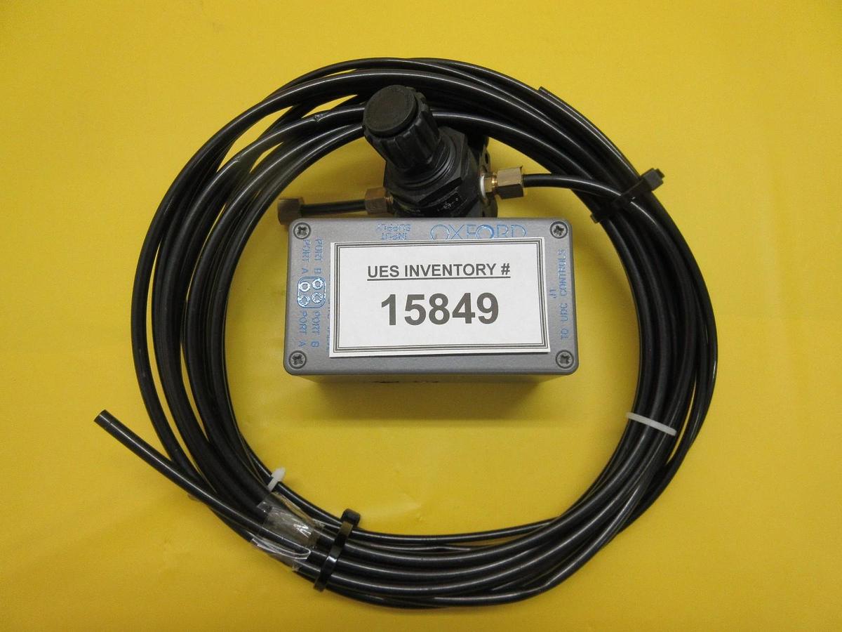 Used Oxford Instruments 1108-096 U.D.C. Pneumatic Unit JEOL JEM-2010F Used Working