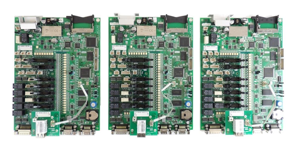 Used Sinfonia SBX08-000089-11 SLPCPU6A PCB SBX93-100149-11 Shinko Lot of 3 Working