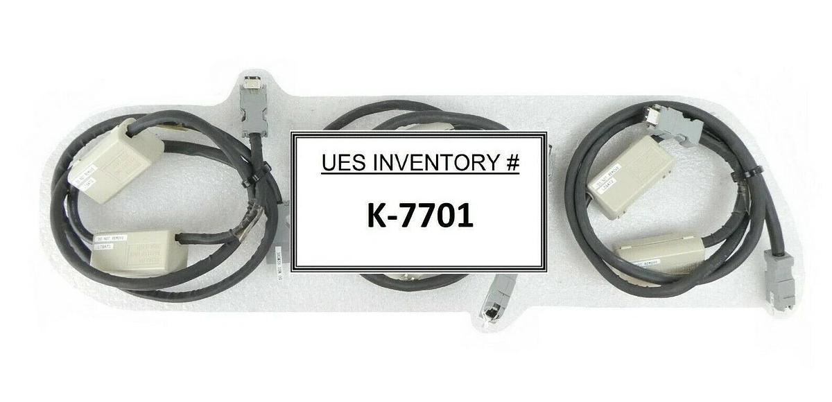 Used Nikon FX-601F X Y Theta Encoder Cable Set of 3 Yaskawa JUSP-BA01 Working Surplus