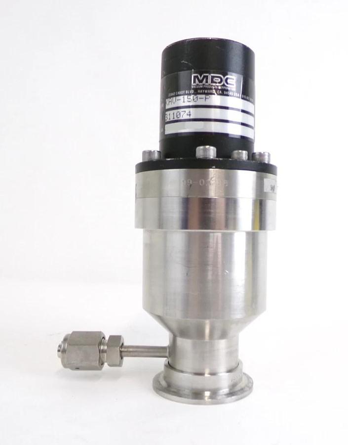 Used MDC Vacuum Products 311074 Angle Valve KAV-150-P Reseller Lot of 3 Working Spare