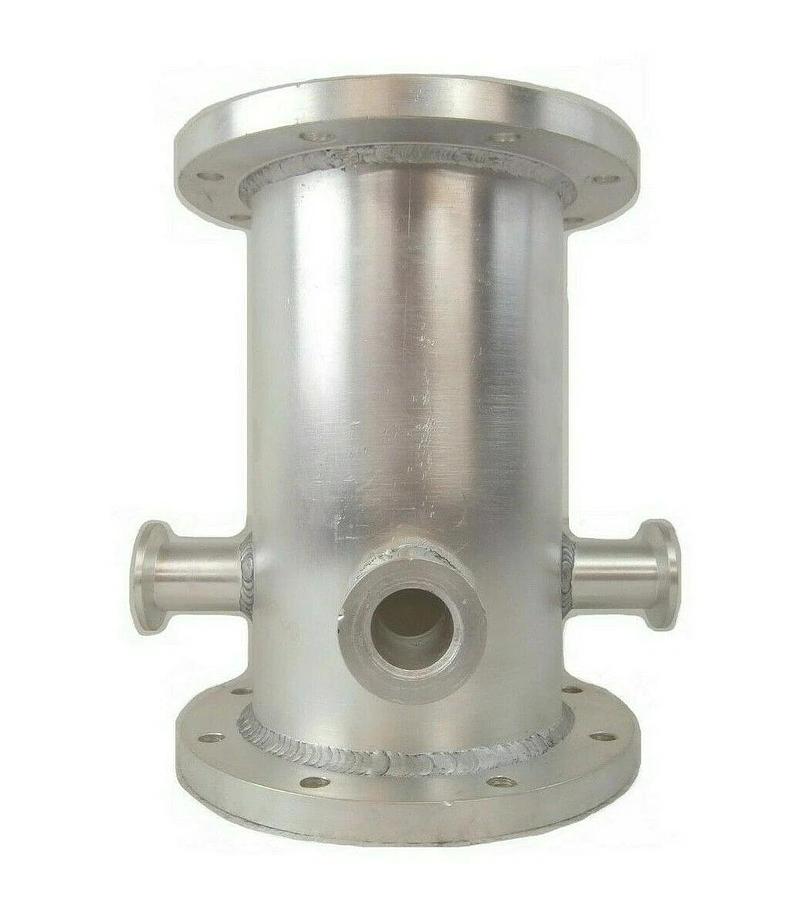 Used Novellus Systems 16-00037-02 3-Port NW25 Vacuum Nipple Fitting Cleaned Surplus