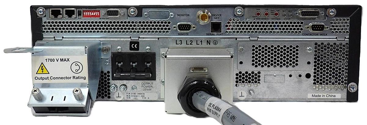 Used MDX Pinnacle AE Advanced Energy 3152411-300 20kW DC Pulsed Power Supply Working