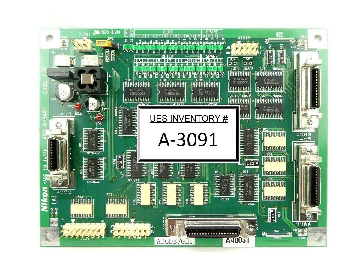 Used Nikon 4S018-646 Case I/F Interface Board PCB NSR System Working