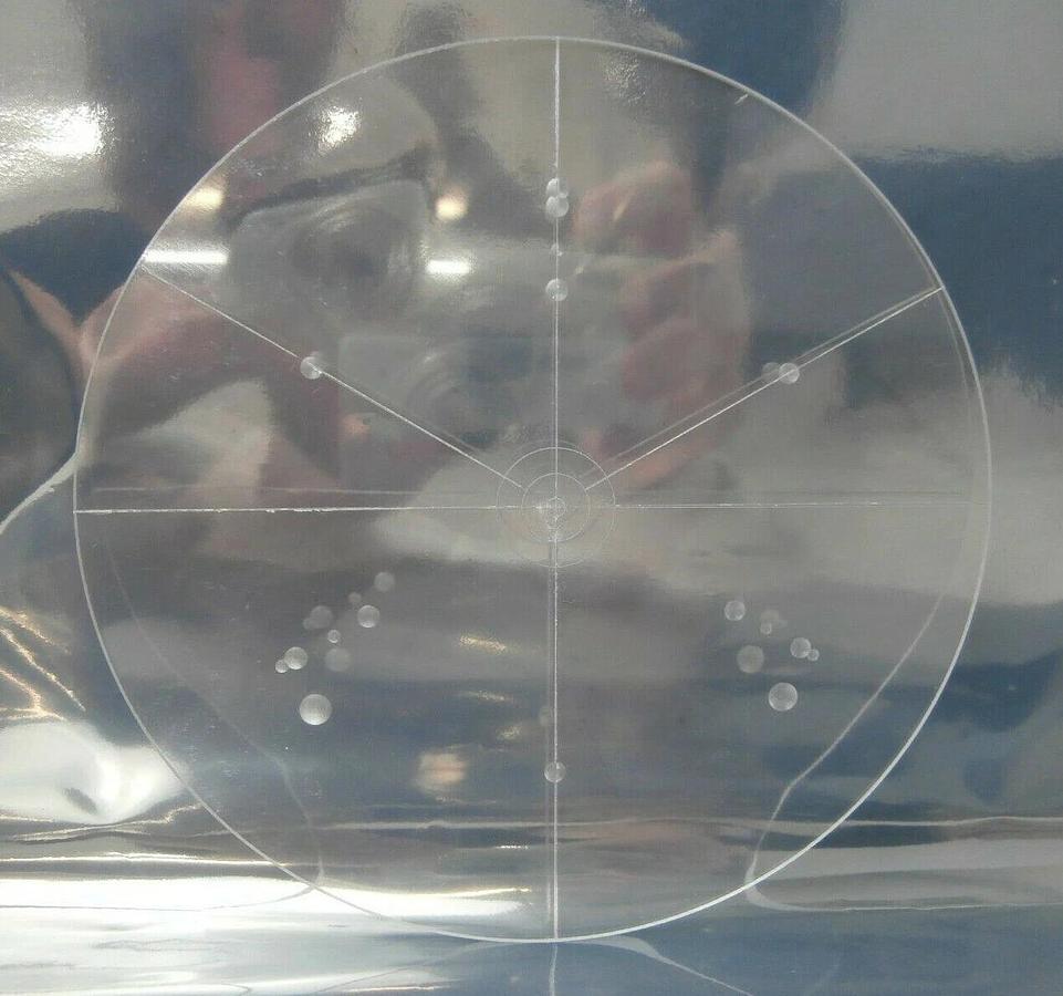 Used SVG Silicon Valley Group 90S 150mm Plastic Calibration Wafer Lot of 3 Working