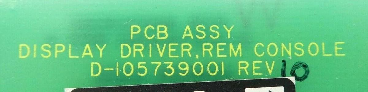Used Varian Semiconductor VSEA D-105739001 Display Driver PCB REM Console Working