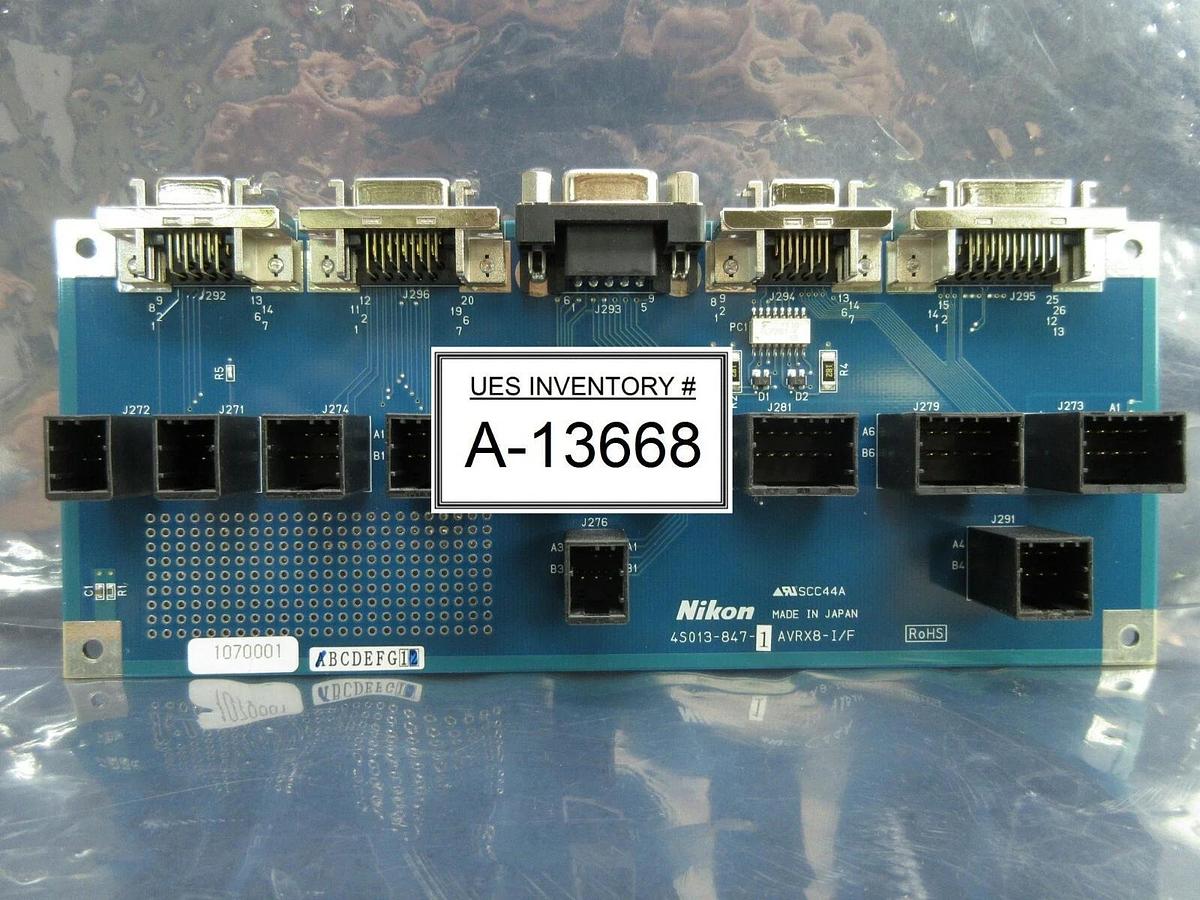 Used Nikon 4S013-847-1 Interface Board PCB AVRX8-I/F NSR-S620D ArF Immersion Used