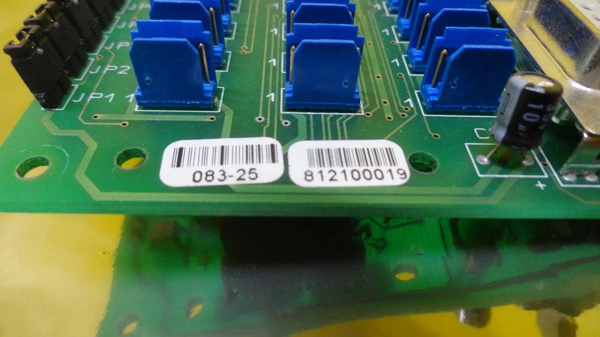 Used Jenoptik 812100019 Interface Board PCB 083-25 INFAB Used Working
