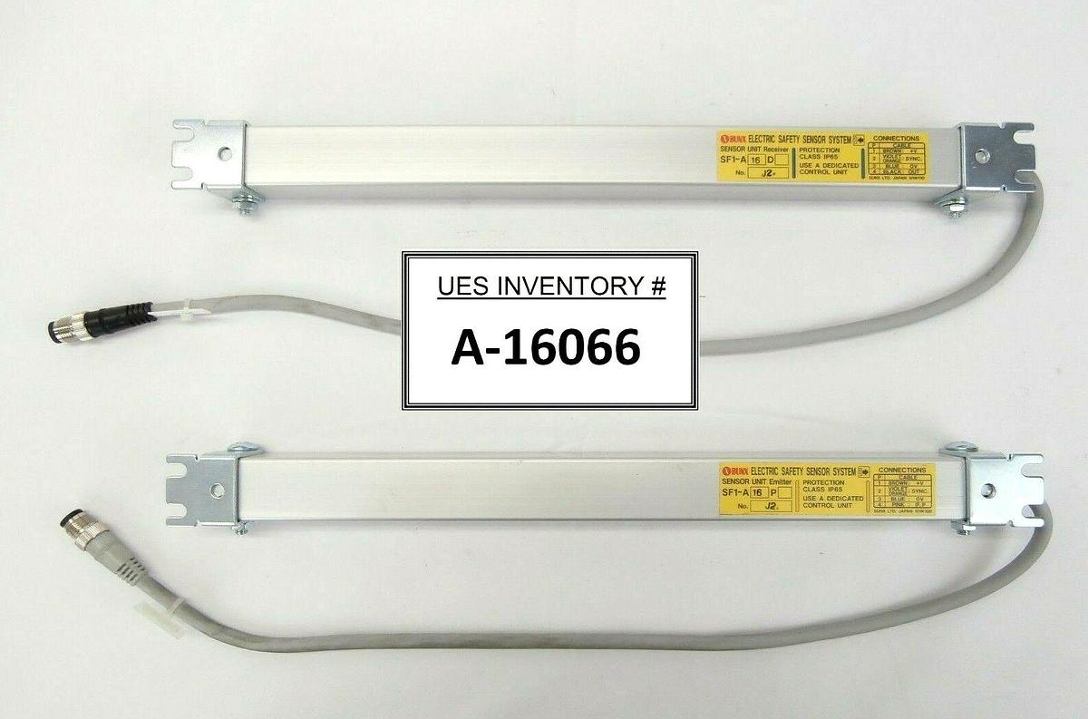 Used Sunx SF1-A16 Light Curtain Emitter and Receiver Set SF1-A Series Working Spare
