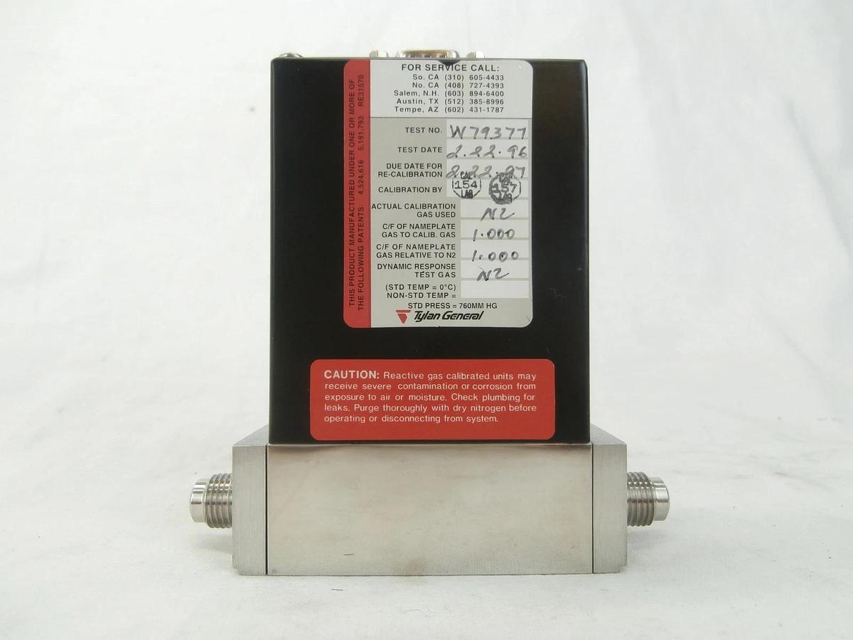 Used Tylan General FC-2902M Mass Flow Controller MFC 2900 Series 500 SCCM HF Used