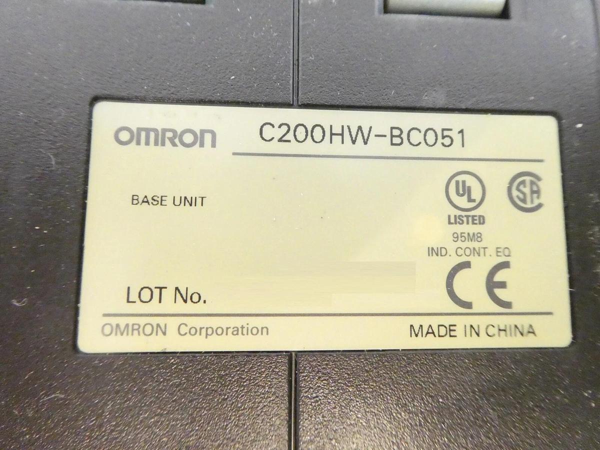 Used Omron C200HE Programmable Logic Controller SYSMAC Reseller Lot of 2 Working
