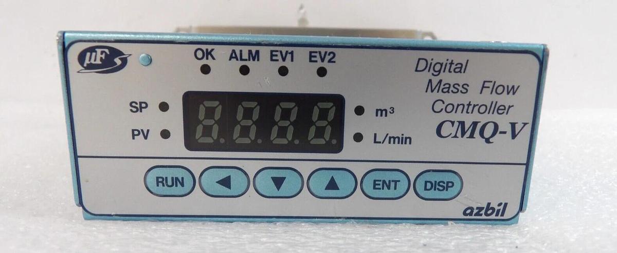 Used Yamatake Corporation CMQ-V Digit Mass Flow Controller MFC Working Spare