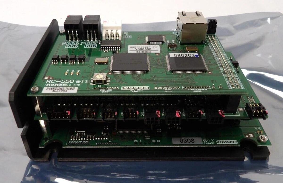 Used Rorze Automation RMD-S224I-LPA Servo Controller PCB Assembly V5B0658 Working