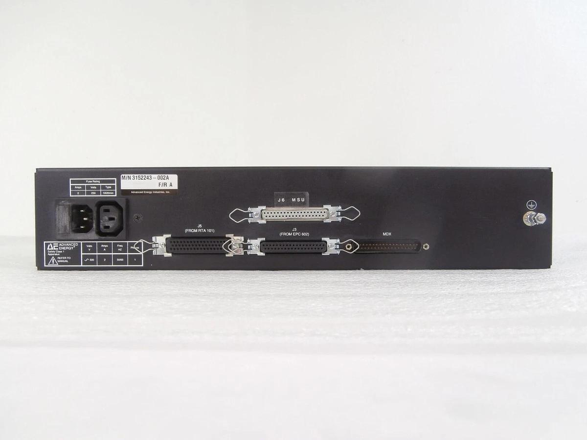 Used MDX AE Advanced Energy 3152243-002 A 6-Channel Selection Panel Working