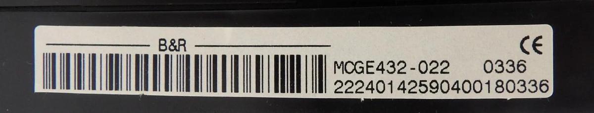 Used B&R Automation MOGE432-022 Minicontrol PLC NT/PS P M Working Surplus