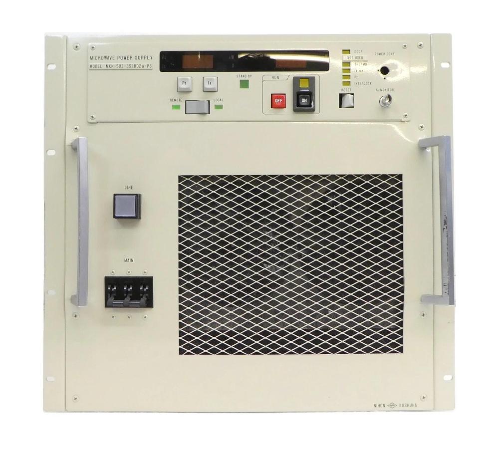 Used Nihon Koshuha MKN-502-3S2B02a-PS Microwave Power Supply TEL Telius Untested