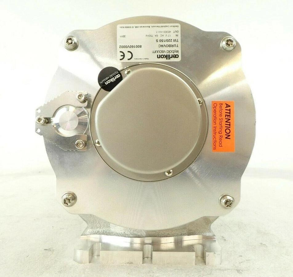 Used TURBOVAC TW 220/150 S Leybold 800160V0002 Turbomolecular Pump Turbo Working