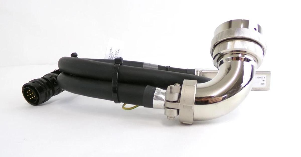 Used STP Edwards PT35-Y1-B55 Turbomolecular Pump Control Cable 1M Turbo Working