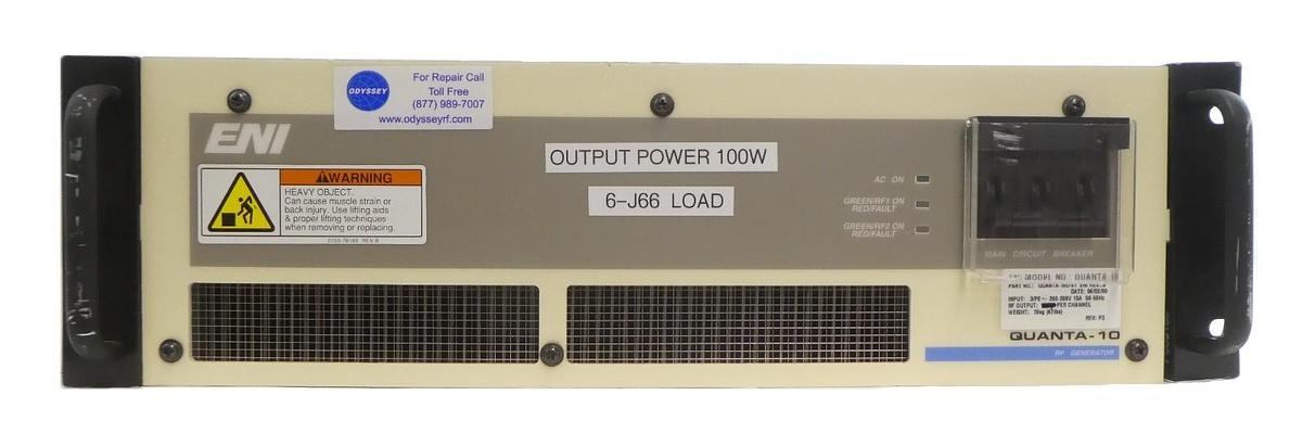 Refurbished QUANTA-10 ENI Power Systems QUANTA-10D-01 100W RF Generator Dual Channel Refurb