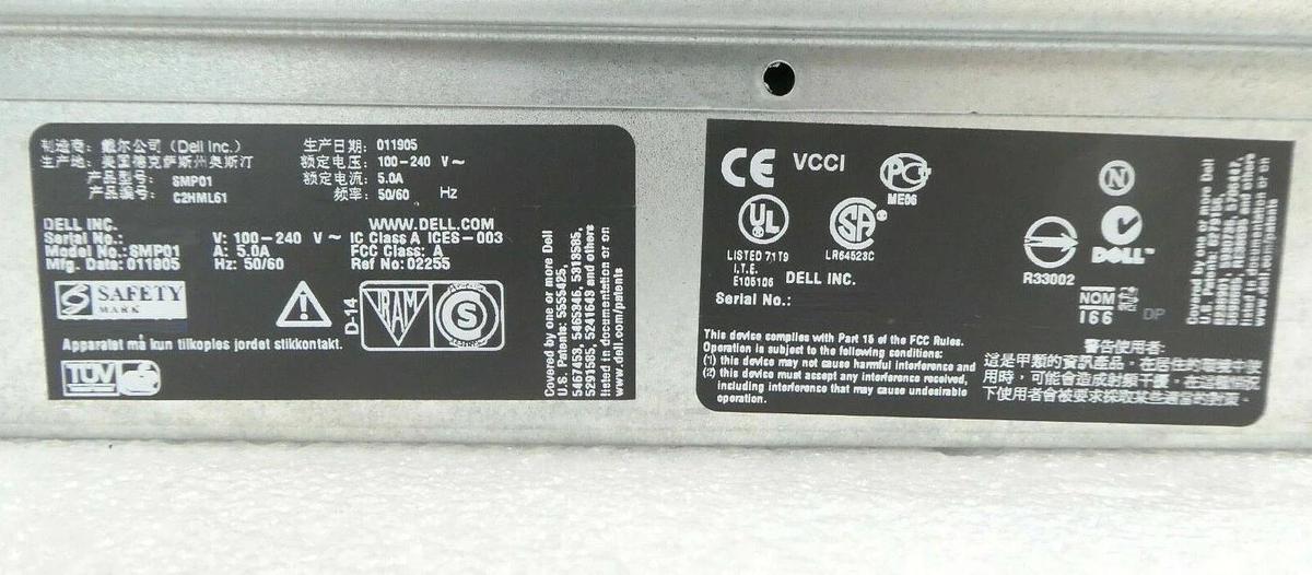 Used Dell SMP01 Server PowerEdge 2650 KLA-Tencor 0082678-000 eS31 E-Beam Working