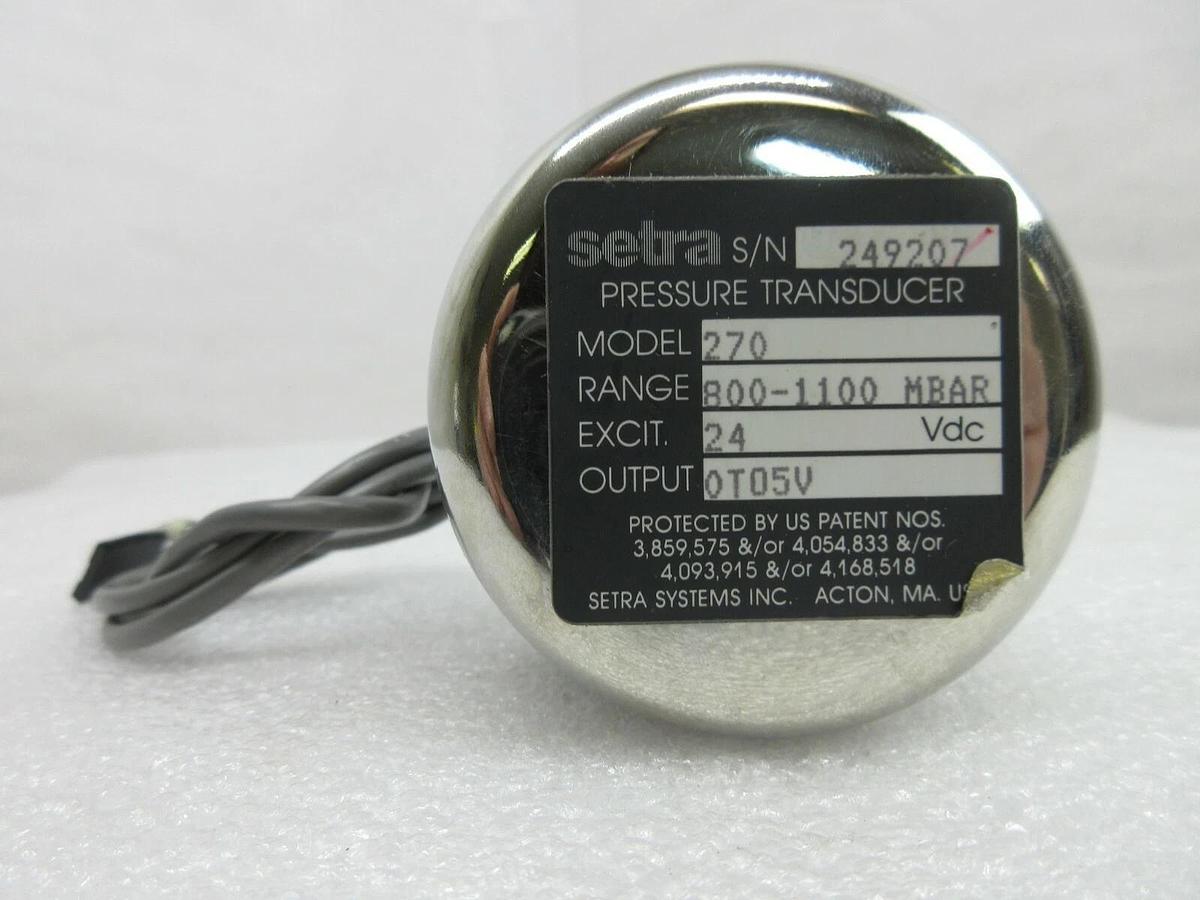 Used Setra 207 Pressure Transducer Nikon NSR-1755G7A Step-and-Repeat G-Line Used