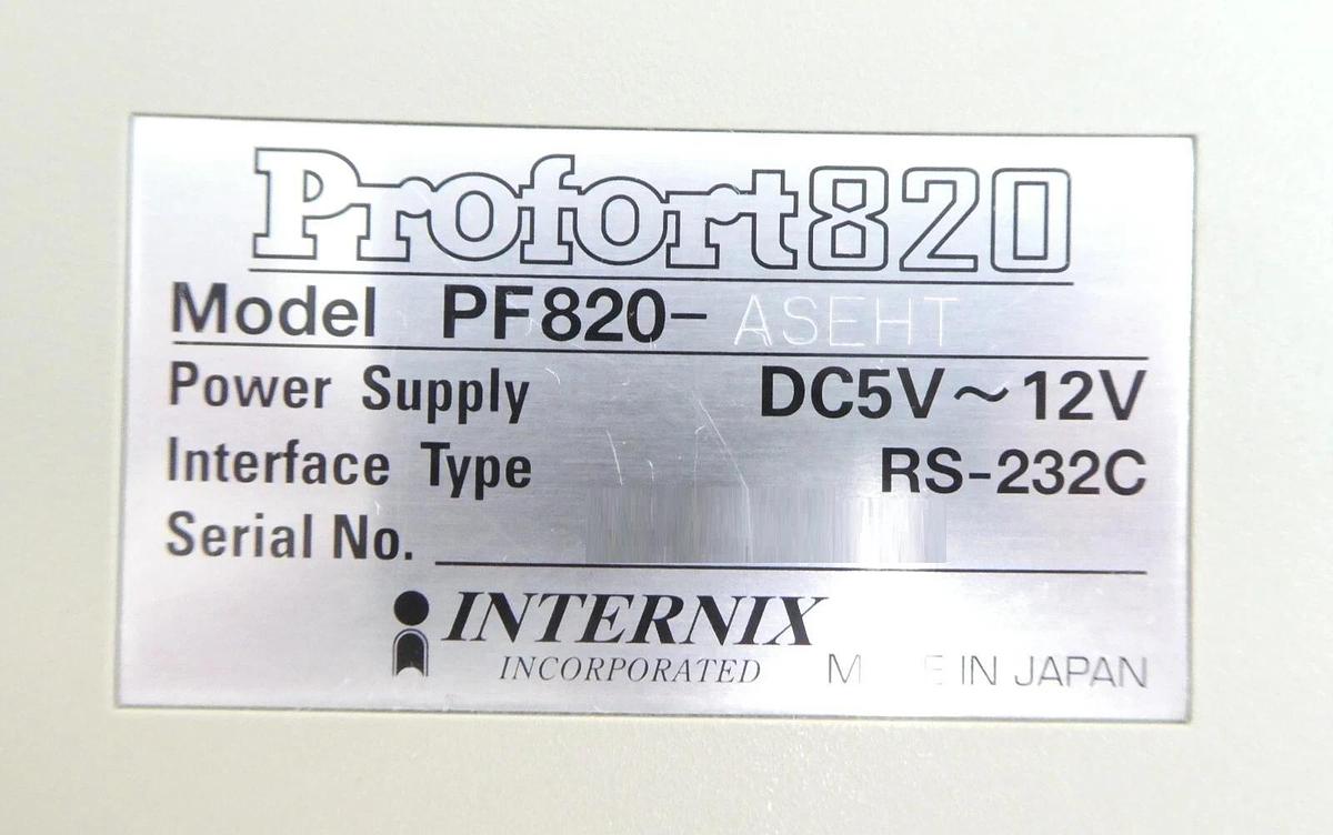 Used Internix PF820-ASEHT Robot Teach Pendant Profort820 with Cable Working Spare