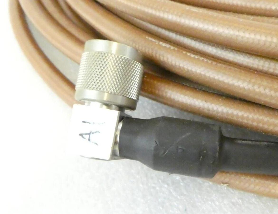 Used NP New Power Plasma 2K1504 RF Coaxial Cable 25 Meters 82 Foot Working Surplus