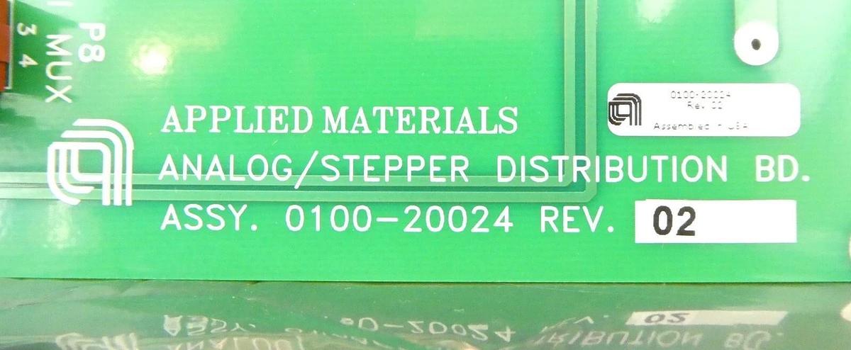 Used AMAT Applied Materials 0100-20024 Analog/Stepper Distribution PCB Card Surplus