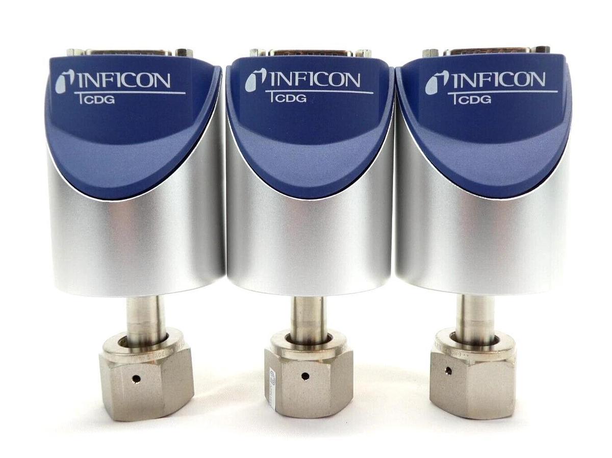 Used Inficon 3CB1-95E-2300 Capacitance Diaphragm Gauge CDG025D Lot of 3 Working