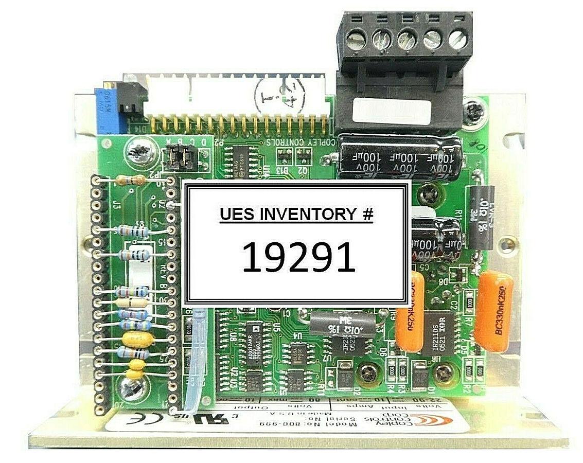 Used Copley Controls 800-999 Motor Driver 07-00177-000 DNS Aquaspin SU-3000 Working