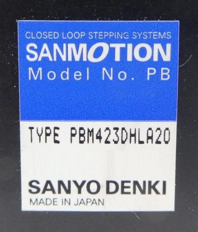 Used Sanyo Denki PBM423DHLA20 Step Motor HDS CSF-11-50-1U-CC-SP Lot of 6 Working