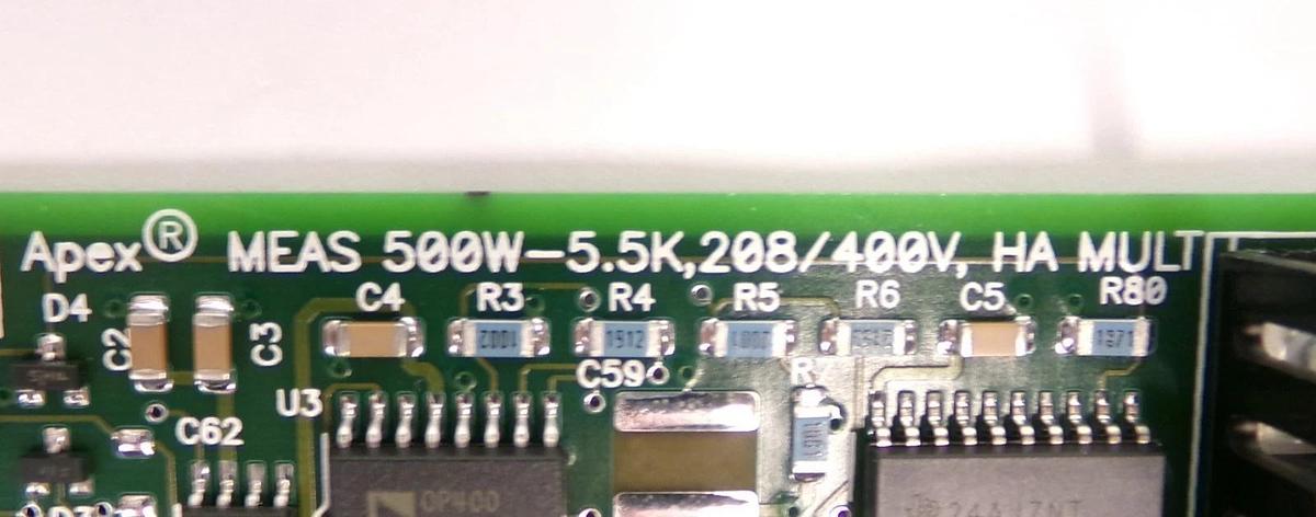 Used AE Advanced Energy 1300873 MEAS 500W-5.5K 208/400V HA MULT PCB Apex 1513 Working