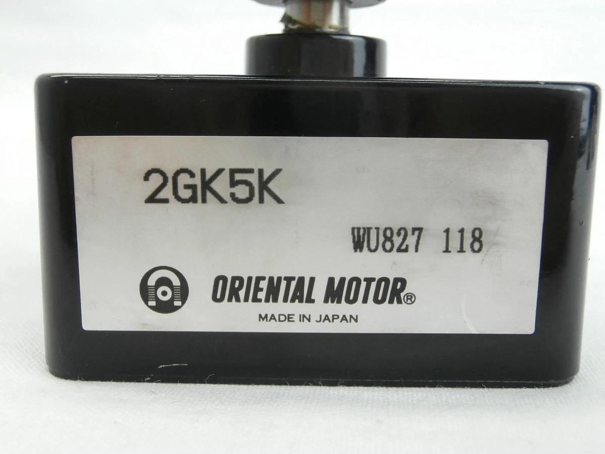 Used Oriental Motor 2GK5K Gear Head Reducer Reseller Lot of 4 Used Working