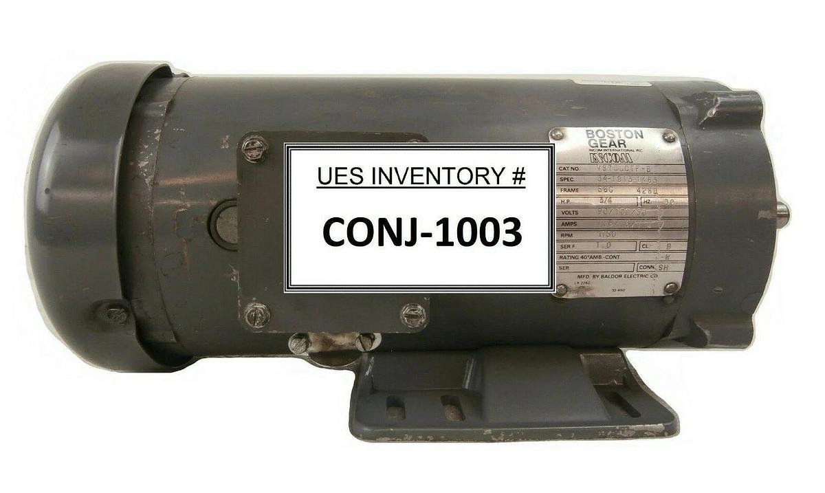 Used Boston Gear V97500TF-B Direct Current Motor 34-1913-1483 Working Surplus