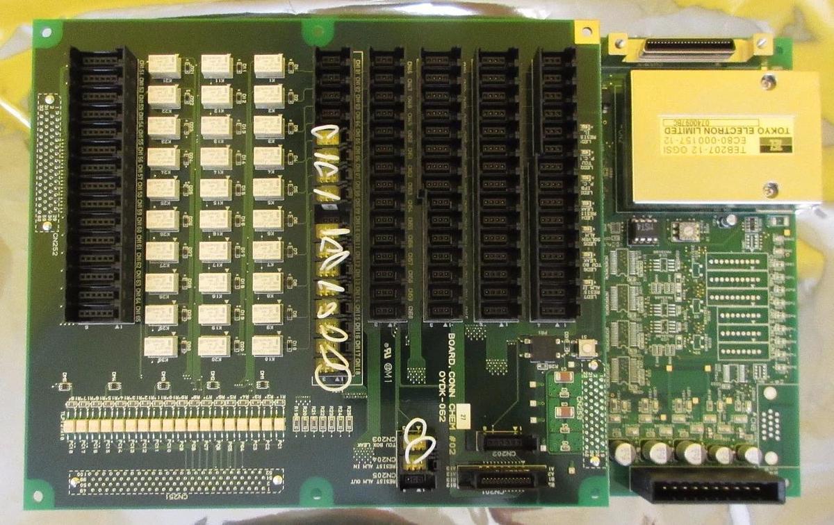 Used TEL Tokyo Electron OYDK-101 IO CHEM #02 PCB Board OYDK-062 Lithius Working