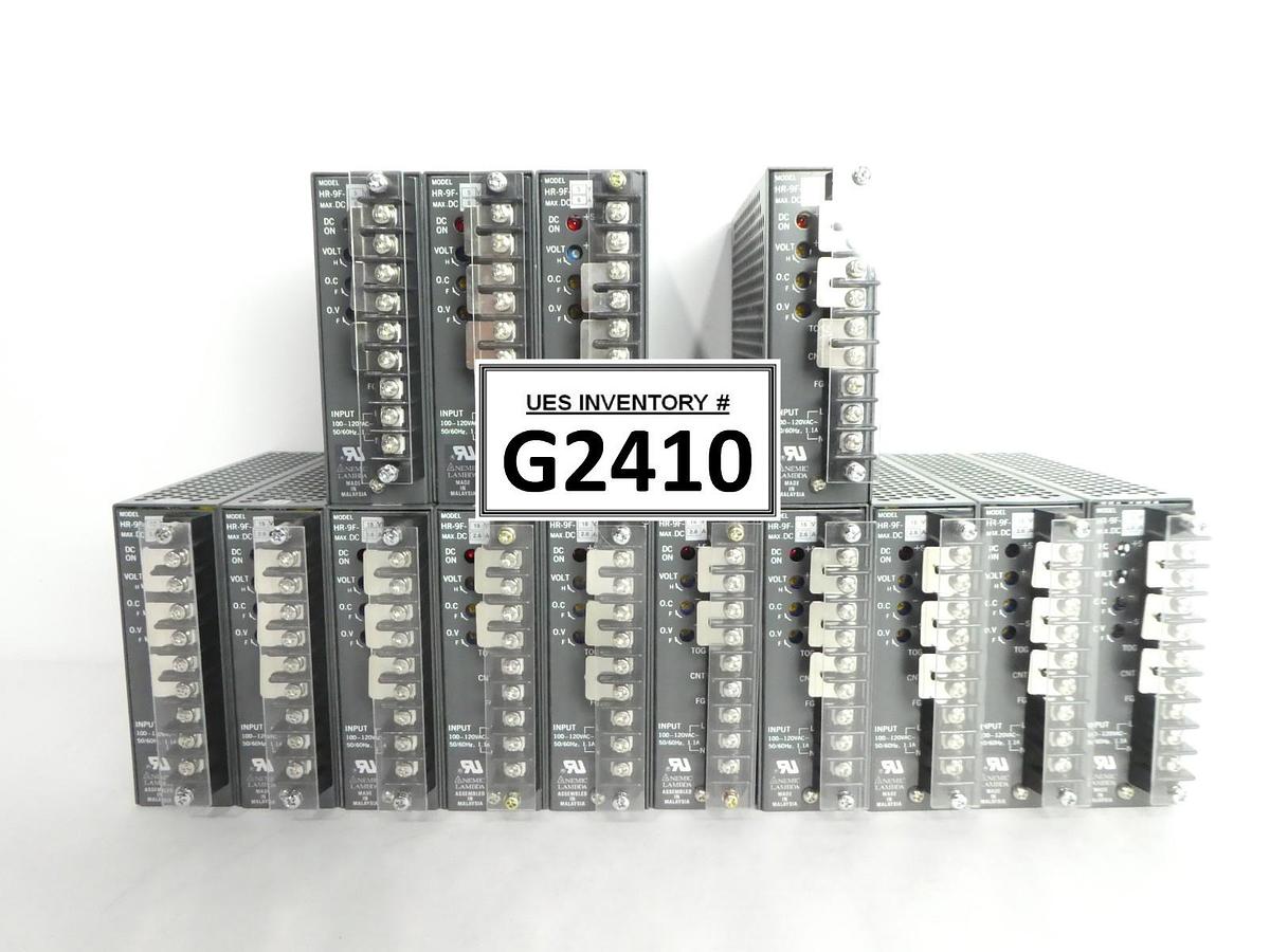 Used Nemic Lambda HR-9F Power Supply 5V 15V 24V Reseller Lot of 14 Used Working